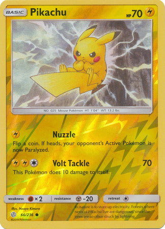 Pikachu 66/236 REVERSE HOLO COMMON