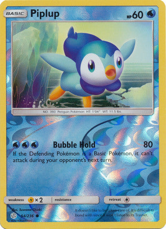 Piplup 54/236 REVERSE HOLO COMMON