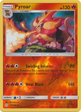 Pyroar 37/236 REVERSE HOLO UNCOMMON