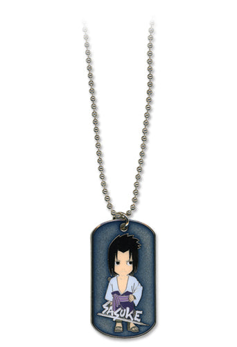NARUTO ダブルドッグタグ　サスケ NARUTO SHIPPUDEN SASUKE DOG TAG NECKLACE – Strictly Animez