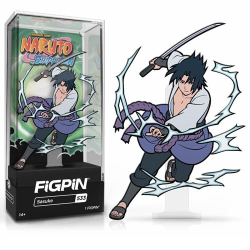 Naruto Shippuden Sasuke Version 2 FiGPiN Classic Enamel Pin – Strictly  Animez