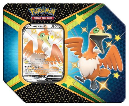 Pokemon Shining Fates Cramorant V tin
