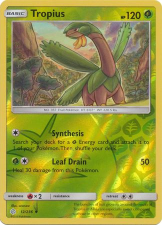 Tropius 12/236 REVERSE HOLO UNCOMMON