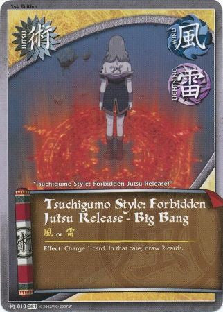 Tsuchigumo Style: Forbidden Jutsu Release - Big Bang 818 Common