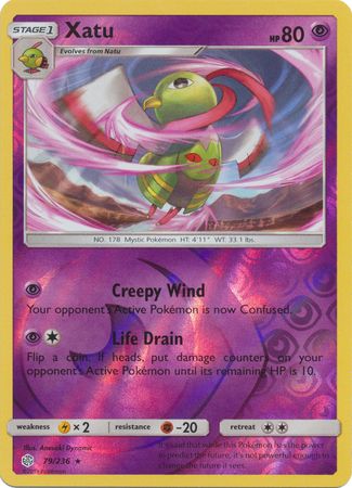 Xatu 79/236 REVERSE HOLO RARE
