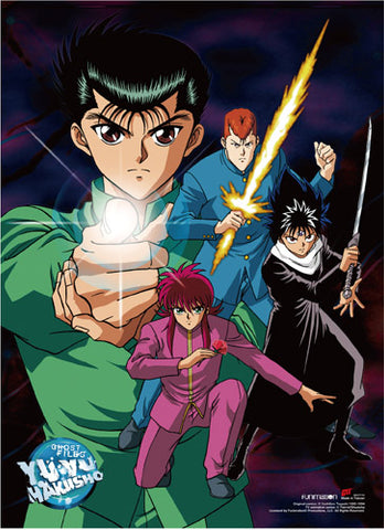 yu yu hakusho wall scroll 